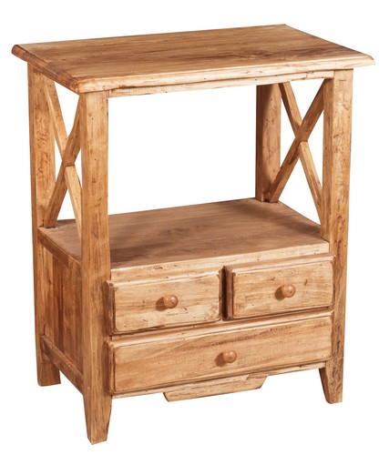 Table chevet bois massif - table,