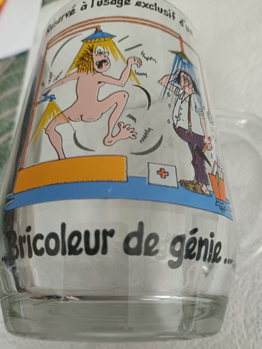 Chope verre humoristique - chope, en