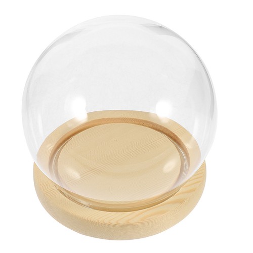 Vitrine verre dôme avec - verre,