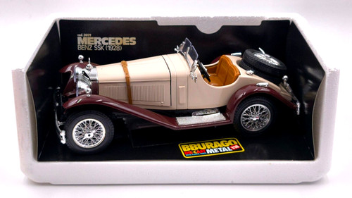Mercedes benz ssk burago - mercedes, 1/18