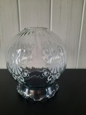 TULIPE GLOBE EN VERRE boule  LUSTRE LAMPE LAMPADAIRE ART NOUVEAU DECO 