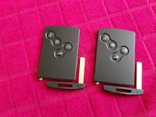 2x coques sans logo carte clé Renault Megane 3 Scenic 3 Laguna 3 Clio 4 Kaptur 