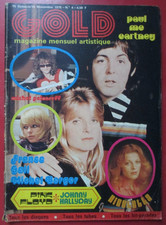 MAGAZINE "GOLD" N°4 - PAUL McCARTNEY - MICHEL POLNAREFF - JOHNNY HALLYDAY