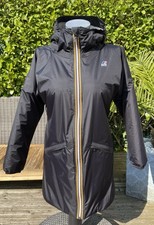 Manteau parka noir fourré - manteau,
