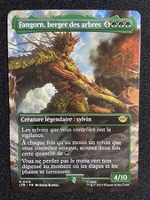 CARTE MAGIC RARE FR FULL ART SEIGNEUR DES ANNEAUX FANGORN BOSS Légendaire SYLVIN