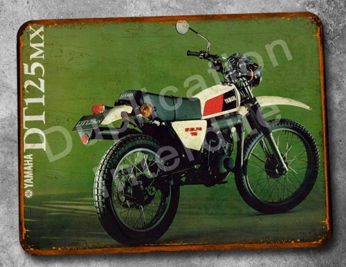 Plaque métal yamaha - plaque,