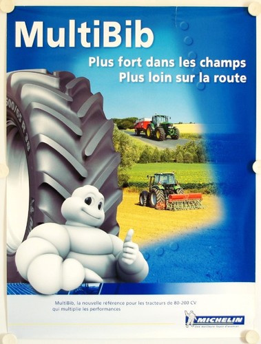 Affiche pneus michelin - affiche,