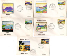 30/34 - POLYNESIE   5  ENVELOPPES  1er JOUR     PAYSAGES