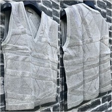 Collector Dior Homme SS04 Slimane Skinny Fit Sleeveless Waxed Sweater Prototype 