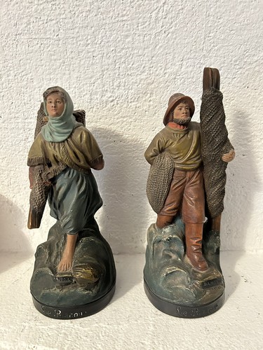 Personnages terre cuite isle - cuite,