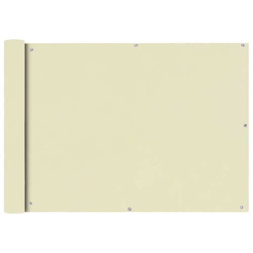 Ecran balcon noir 75x600 cm - de,