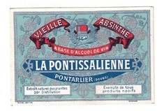 Ancienne étiquette Absinthe