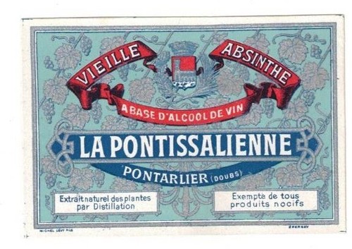 Ancienne étiquette absinthe - ancienne,
