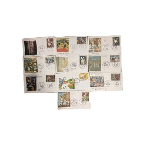 Timbre france lot fdc - 10,