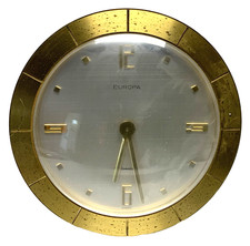 Ancienne jolie PENDULE MURALE " EUROPA " FONCTIONNE années 1950