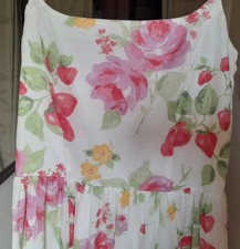 robe longue LAURA ASHSLEY vintage 80 s été mariage T 40