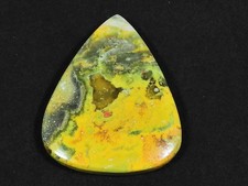 Cabochon de poire de jaspe de