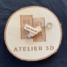 Clé USB rotative en Bois -
