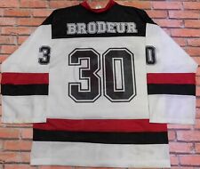 Maillot Shirt Trikot De Hockey Sur Glace NHL New Jersey Devils Brodeur 30 Tg. M