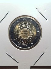 2 EURO LUXEMBOURG 2012 10 ANS EURO FIDUCIAIRE TYE COMMEMORATIVE NEUVE