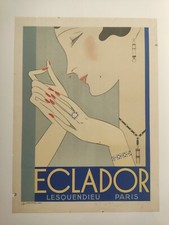 ECLADOR, Affiche lithographique XXe.