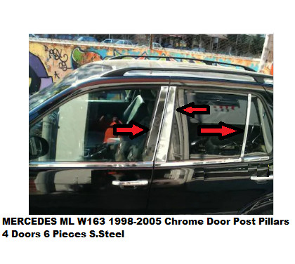 Mercedes w163 chrome door - mercedes,