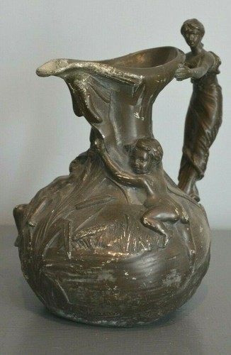 Vase pichet verseuse etain - en,