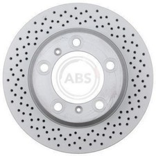 2x A.B.S. 17877 Coated Disque de frein Arrière pour PORSCHE CAYMAN (987) 299mm