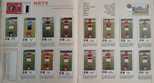 Panini football 77 1977 PAGE issue album :  FC METZ no maillot