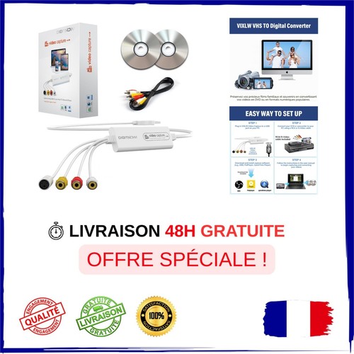 Vixlw convertisseur vhs vers - convertisseur,