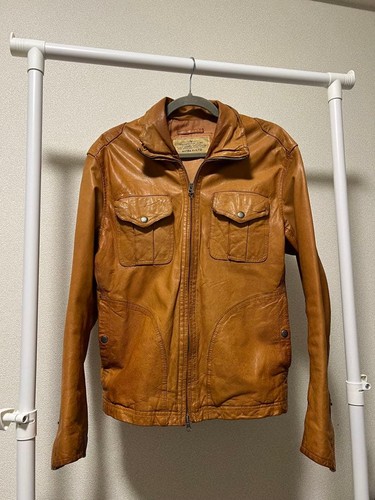 Avirex veste blouson cuir - blouson,