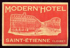 ancienne étiquette publicité