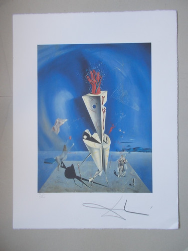 Lithographie salvador dali - salvador,