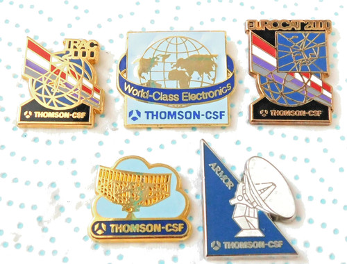 Lot pins thomson csf radar - lot,