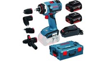 Perceuse visseuse BOSCH PRO 18V (2x 3Ah) + coffret L-BOXX GSR 18 V-EC FC2B