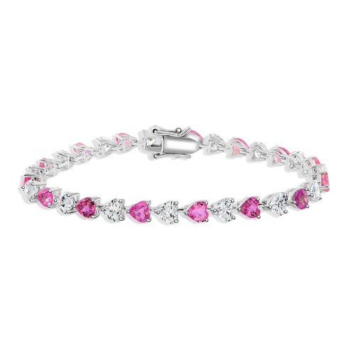 Bracelet cœur diamant - bracelet,