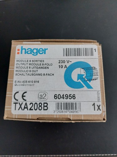 Hager knx module - knx, sorties