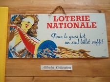 PLAQUE TOLE METAL  LOTERIE