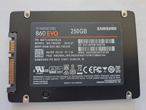 Ssd samsung 860 - samsung, evo