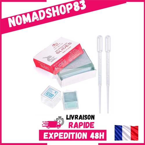 Lames microscope 100 - +,