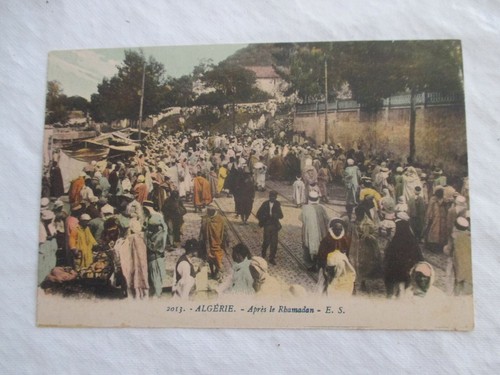Cpa algerie apres - algerie, ramadam