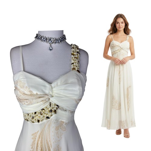 Robe déesse grecque ivoire - déesse,