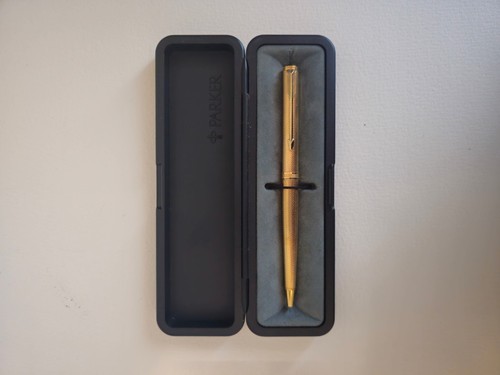 Stylo bille parker plaqué - stylo,
