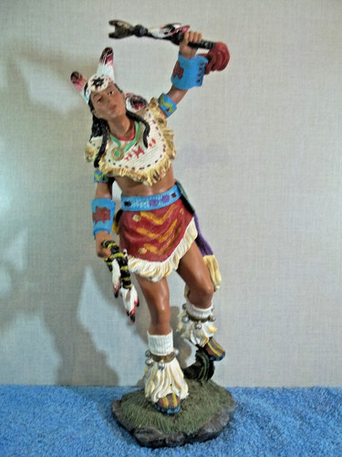 Grande statuette amérindien - statuette,