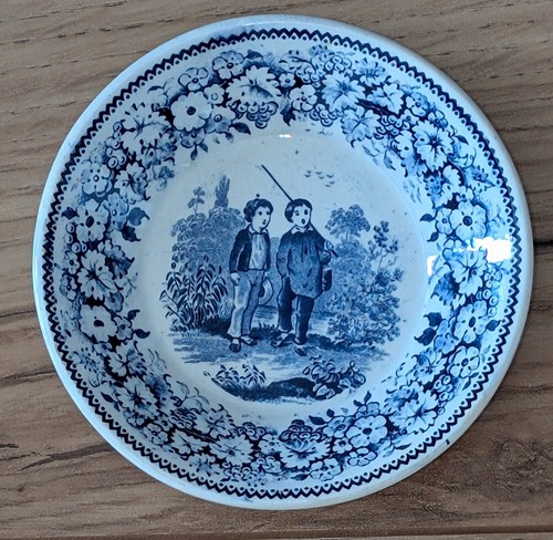 Soucoupe dînette faïence - en,