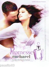 PUBLICITE ADVERTISING 046 2006  Cacharel  parfum Promesse Laetitia Casta 20.4.16