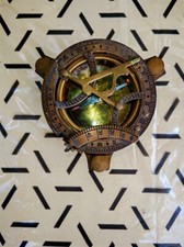 Boussole nautique à cadran solaire en bronze antique