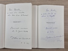 LOT de 2 LIVRES de DIDIER VAN CAUWELAERT DÉDICACÉS par l'auteur - Albin Michel