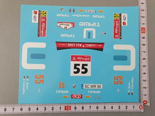 Decals skoda fabia - decals, 1/18