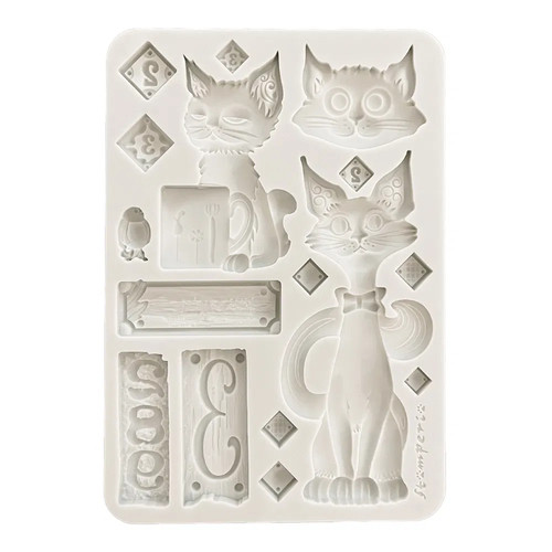 Stamperia furry friends chats - furry,